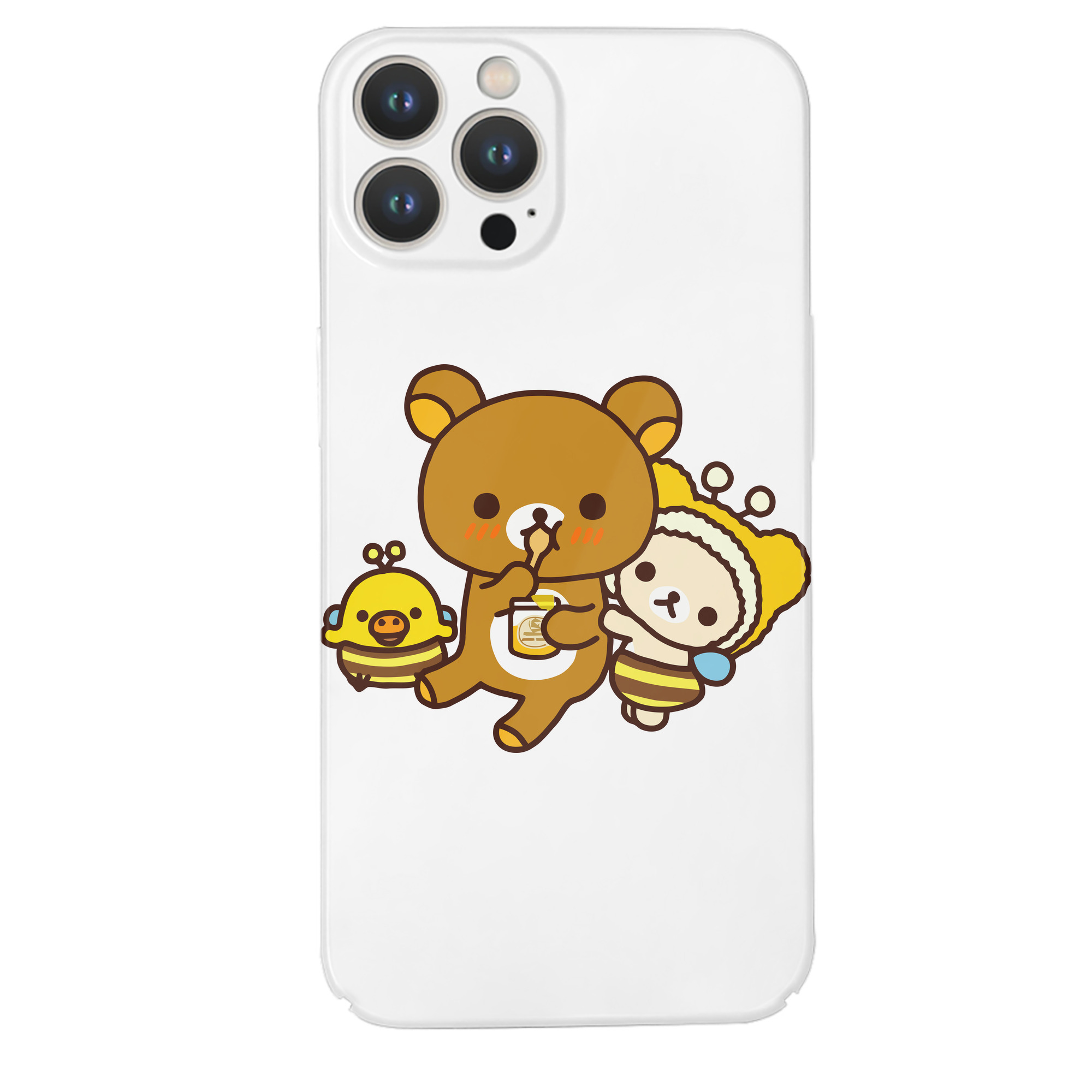 （画像用） リラックマ リラックマ キイロイトリ Rilakkuma Korilakkuma Kiiroitori 【iPhone 14シリーズ対応】ハードケース
